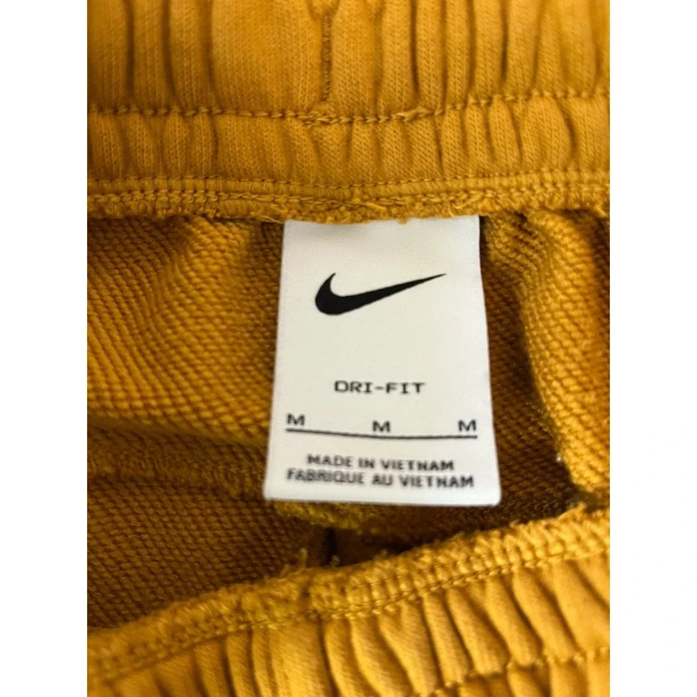 Nike Sweatpants Mens Medium Gold Good Dri-FIT Standard Issue Fly Basketball - Picture 3 of 8